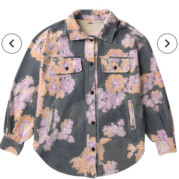 NWOT Free People Ruby Shacket sz Medium - Picture 4 of 4